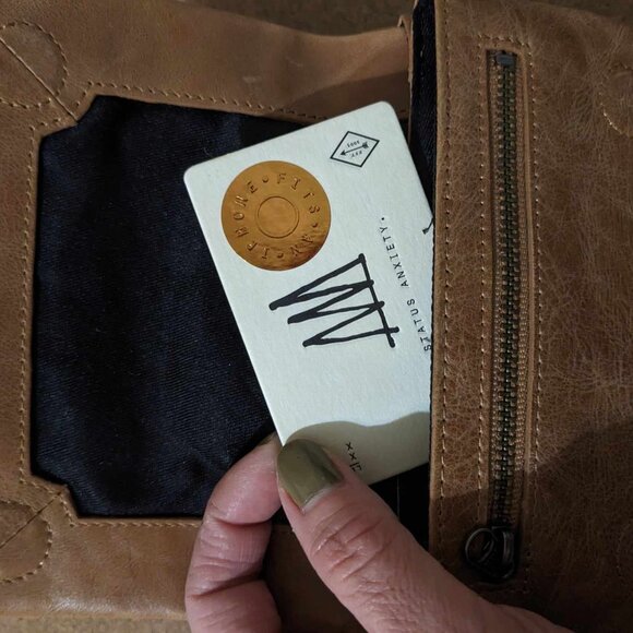 Status Anxiety Leather Mini Clutch/Wallet - Picture 5 of 7